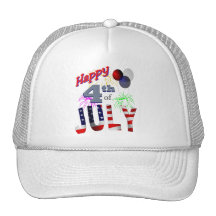 4th of July The Day of Independence Hat