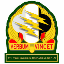 4th Psychological Operations Grp - Airborne DUI Cut Out