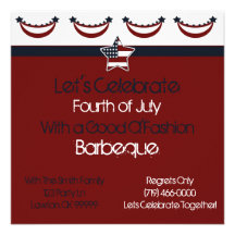 4thjuly2 copy, Let's Celebrate, Fourth of July,... Custom Invites