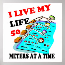 50 metres at a time posters