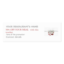50% off voucher business cards