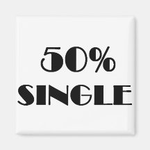 50% Single Fridge Magnet