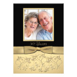 50 Years Anniversary Invitation with Photo Insert