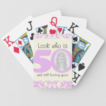 50 years birthday playing card set playing cards