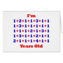 50 Years old! Greeting Card