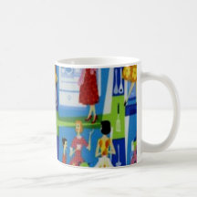50's Housewife Design Coffee Mugs
