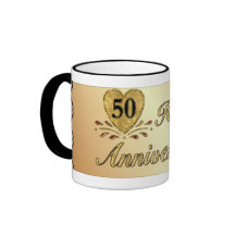 50th Anniversary - Gold Coffee Mug