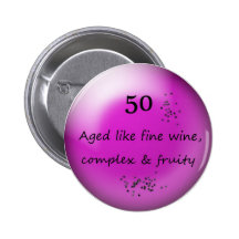50th Birthday Button