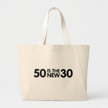 50th birthday canvas bags