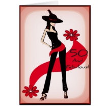 50th Birthday Card for Women