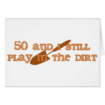 50th Birthday Gardening Card