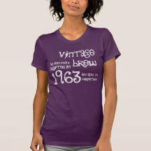 50th Birthday Gift 1963 Vintage Brew Tee Shirt