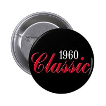 50th birthday gifts, 1960 Classic! Button