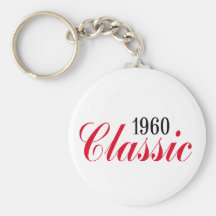 50th birthday gifts, 1960 Classic! Keychains