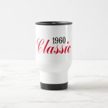 50th birthday gifts, 1960 Classic! Mugs