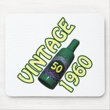 50th Birthday Gifts, 1960 Mouse Pads