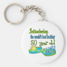50th Birthday Gifts Key Chains