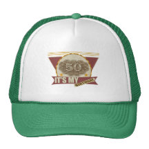 50th Birthday Gifts Mesh Hats