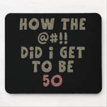 50th Birthday Gifts Mouse Pads