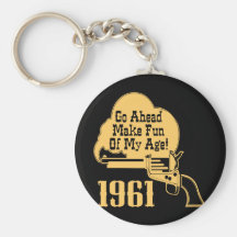 50th Birthday Key Chain