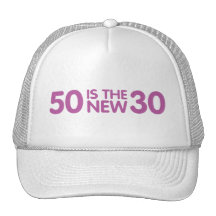 50th birthday mesh hats
