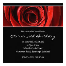 50th Birthday Party Invitation