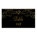 50th Golden Wedding Anniversary Chandelier Business Card Templates