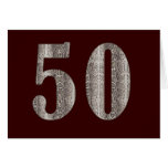 50th Snakeskin Greeting Card