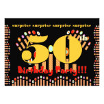 50th SURPRISE Birthday Party Invitation Template