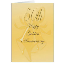 50th Wedding Anniversary Card