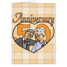 50th Wedding Anniversary Gifts Greeting Cards