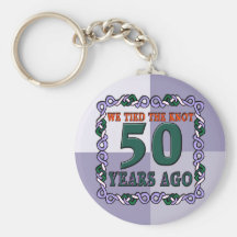 50th Wedding Anniversary Gifts Key Chains