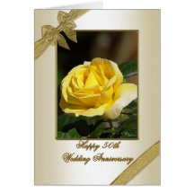 50th Wedding Anniversary Greeting Card