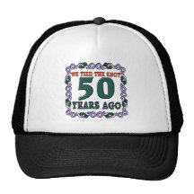 50thweddinganniversary mesh hat