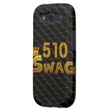 510 Area Code Swag Galaxy S3 Cover