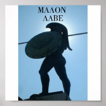 545_King_Leonidas_statue, MALON LABE Poster