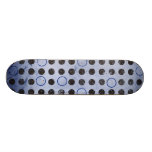 5749 POLKADOTS POLKA DOTS BLACK SPORTS NAVY BLUE G SKATEBOARD DECKS