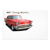 57 Chevy BelAir stationery