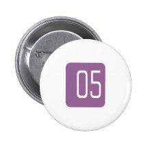 #5 Purple Square Pinback Buttons