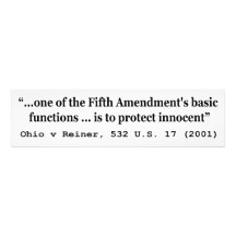 5th Amendment Ohio v Reiner 532 U.S. 17 (2001) Photograph