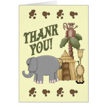 5th Birthday Safari Greeting Card