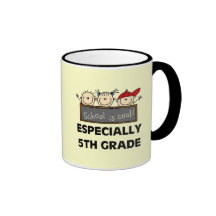 5th Grade School is Cool Tshirts and Gifts Coffee Mugs
