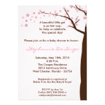 5x7 Cherry Blossom Tree Baby Shower Invitation invitations