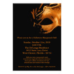 5x7 Halloween Masquerade Ball Mask Invitation invitations