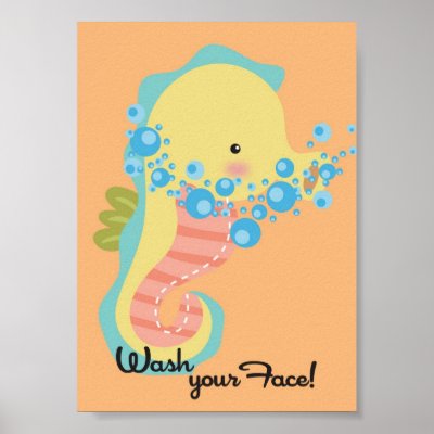 Wall   Bathroom on This Adorable Ocean Wonders Bathroom Wall Art Print Is 1 Of 3 In This