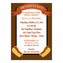 5x7 Oktoberfest Invitation