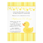 5x7 Yellow Rubber Ducky Baby Shower Invitation