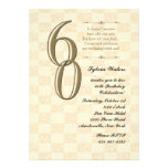 60 Gold Party Invitation