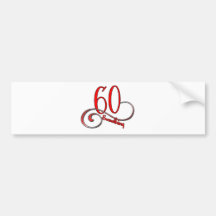 60 Something Bumper Sticker