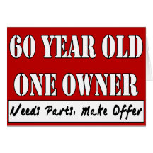 60 Year Old, One Owner - Needs Parts, Make Offer Greeting Cards